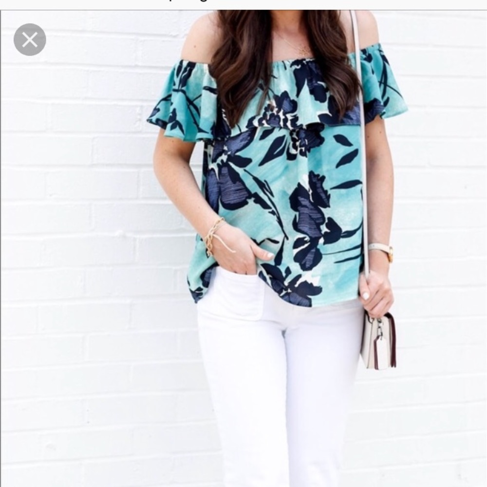 Anthropologie Islander Off-The-Shoulder Top